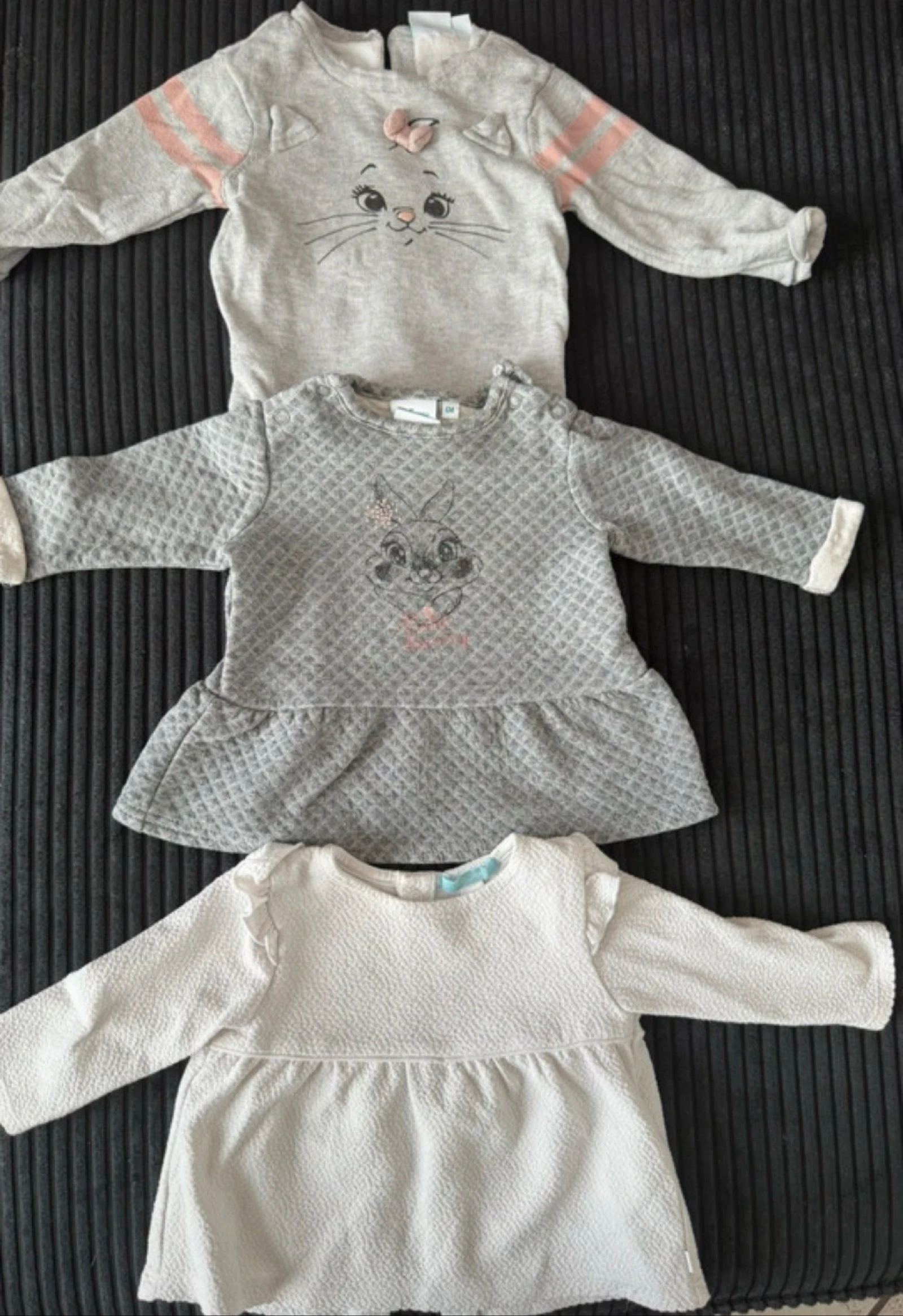 Lot de 3 hauts - 6 mois
